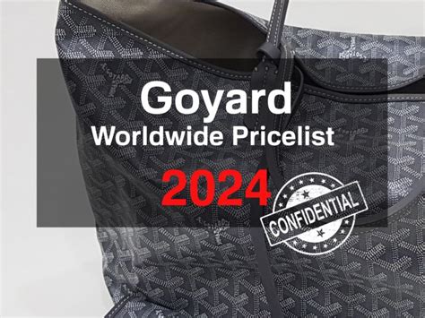 coque goyard prix|goyard price list paris.